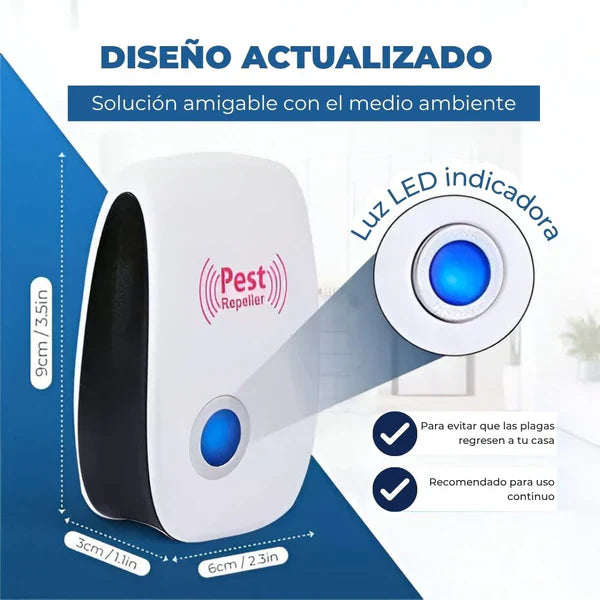 REPELENTE ULTRA SONICO ANTIPLAGAS