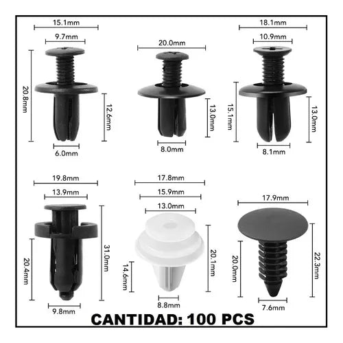 CAJA DE PINES DE REPARACIÓN X100 PCS