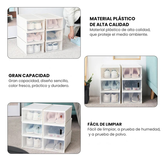 KIT ORGANIZADOR DE ZAPATOS X6
